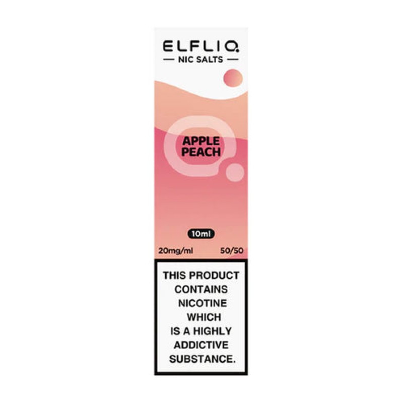 Elfliq Apple Peach Nic Salt by ELF Bar