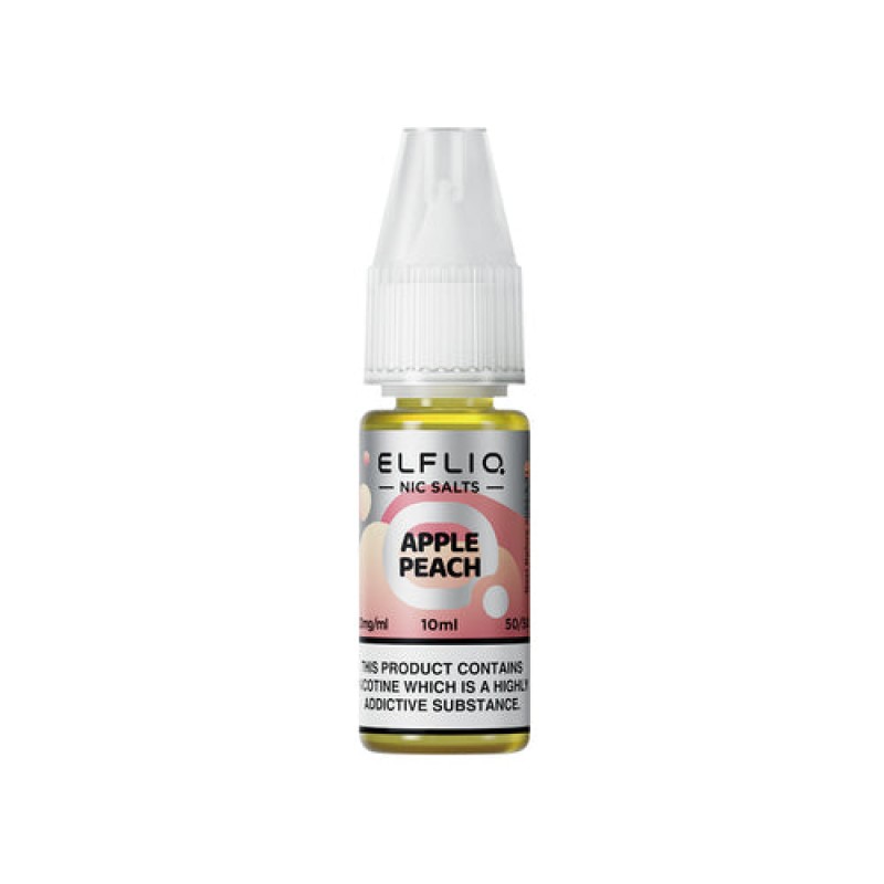 Elfliq Apple Peach Nic Salt by ELF Bar