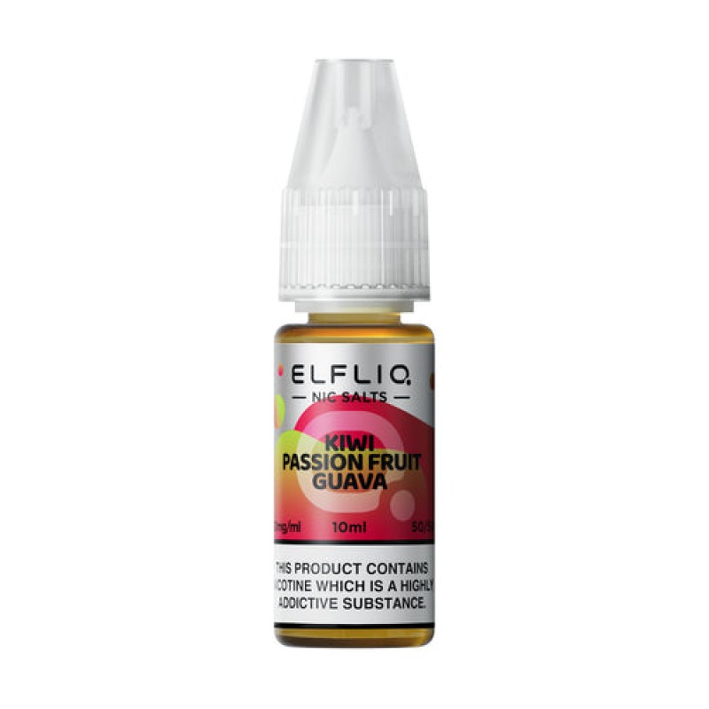 Elfliq Kiwi Passion Fruit Guava Nic Salt by ELF Ba...