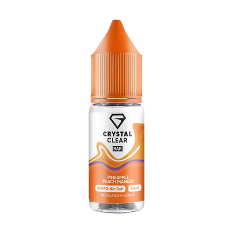 Crystal Clear Bar Nic Salts Pineapple Peach Mango