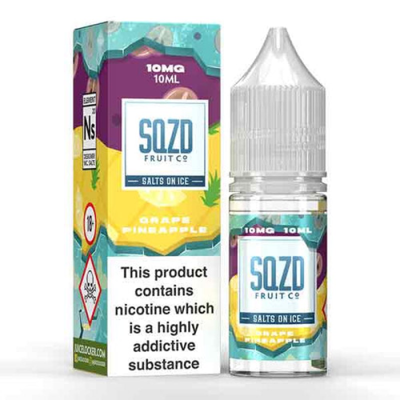 Grape Pineapple on Ice Nic Salt by SQZD