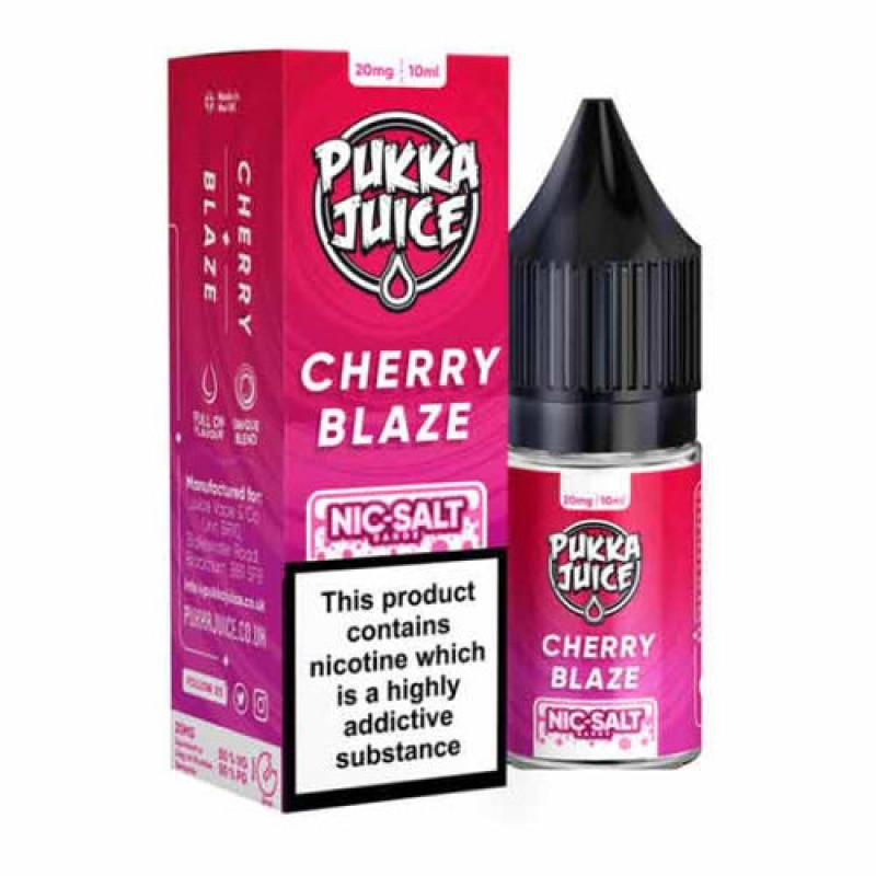 Cherry Blaze Nic Salt by Pukka Juice 10ml