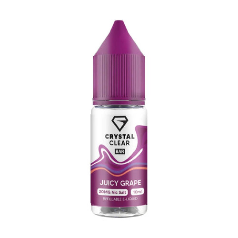 Crystal Clear Bar Nic Salts Juicy Grape