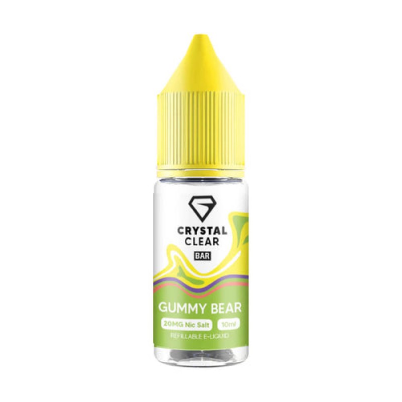Crystal Clear Bar Nic Salts Gummy Bear