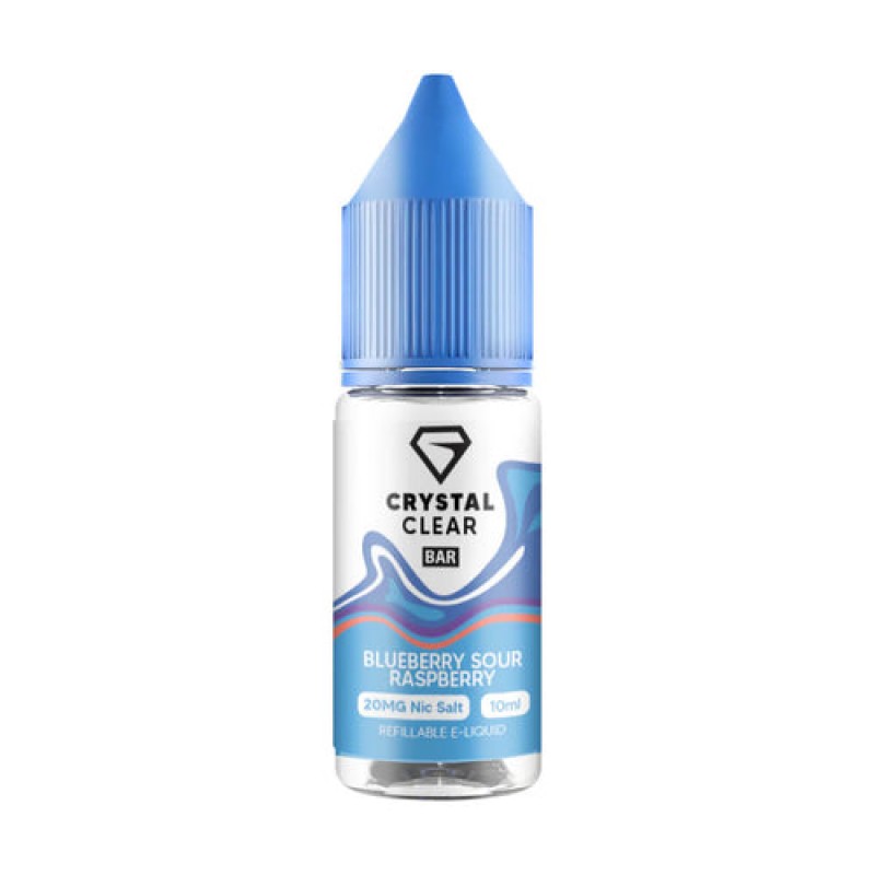 Crystal Clear Bar Nic Salts Blueberry Sour Raspber...