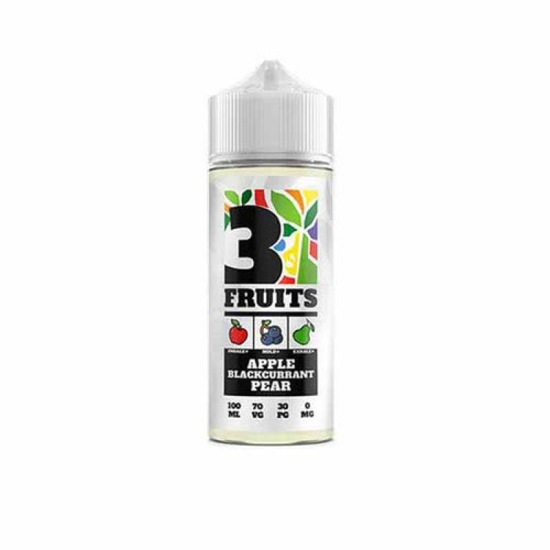 Apple Blackcurrant Pear by 3 Fruits Short Fill 100...