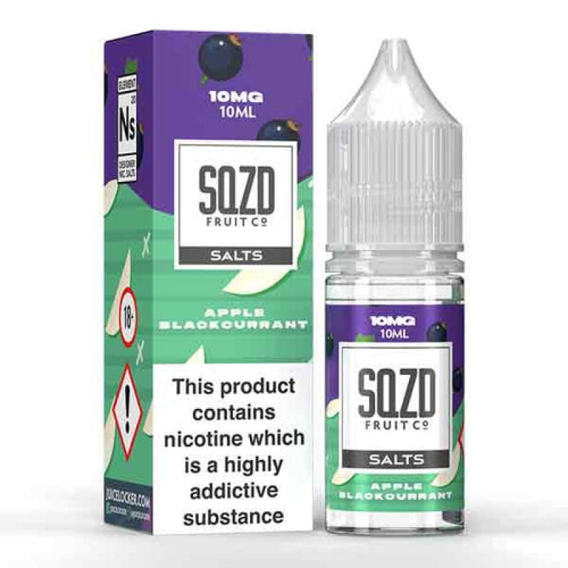 Apple Blackcurrant Nic Salt by SQZD