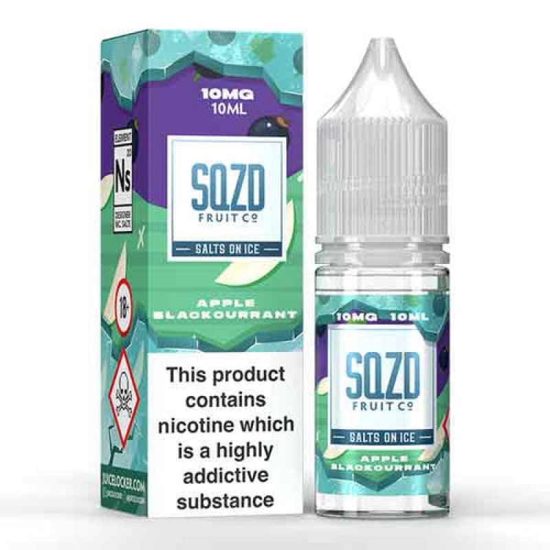 Apple Blackcurrant on Ice Nic Salt by SQZD