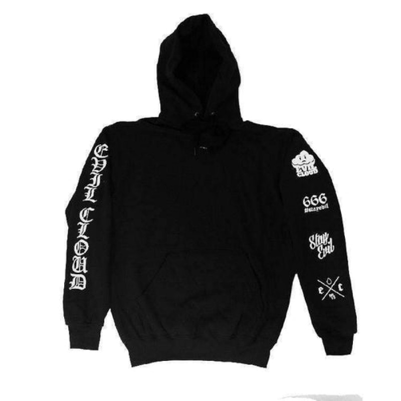 Evil Cloud - Sleeve Logos Hoody