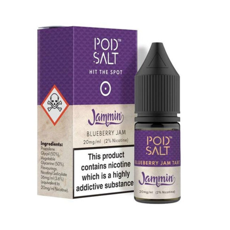 Blueberry Jam Tart Nicotine Salt E-Liquid by Pod S...
