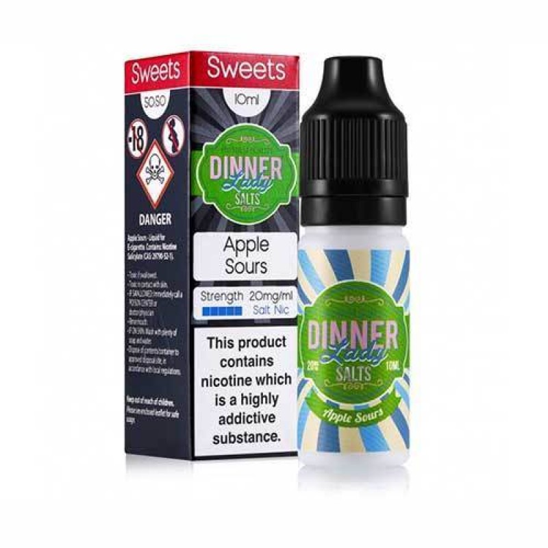 Apple Sours Nic Salt E-Liquid by Dinner Lady