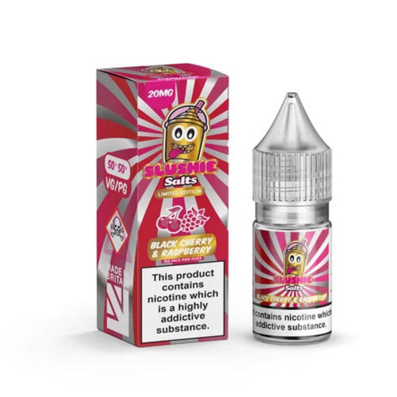 Black Cherry Raspberry by Slushie Salts Nic Salt