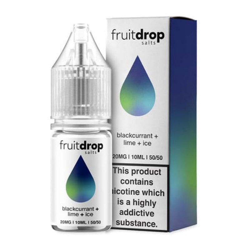 Blackcurrant Lime ICE Nic Salt by Fruit Drop