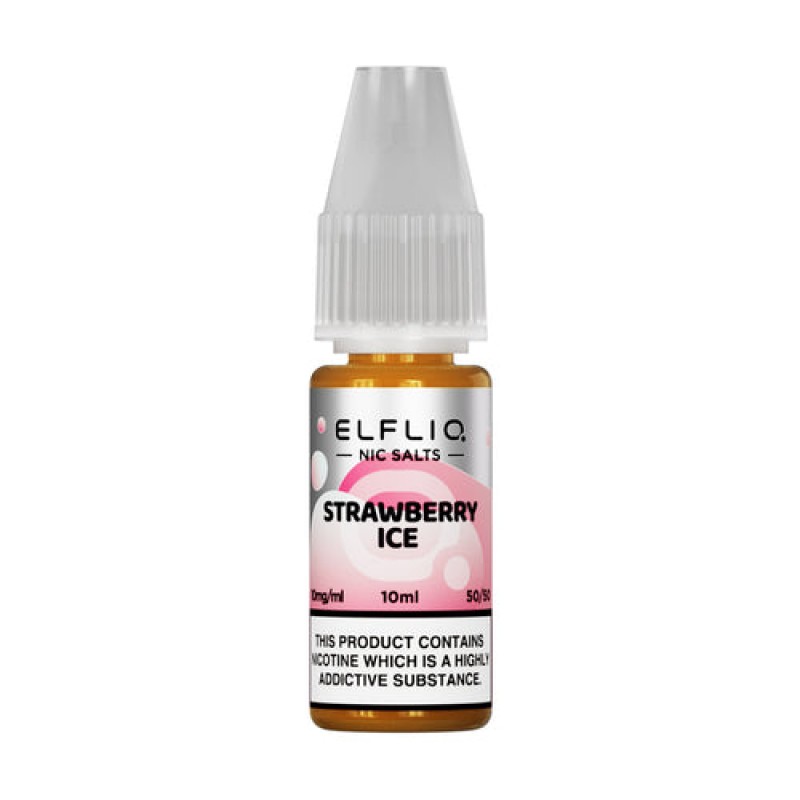 Elfliq Strawberry Ice Nic Salt by ELF Bar