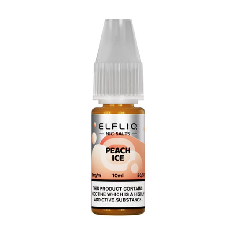 Elfliq Peach Ice Nic Salt by ELF Bar