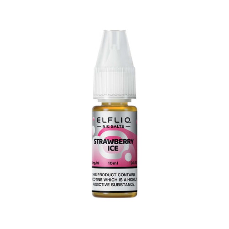 Elfliq Strawberry Ice Nic Salt by ELF Bar