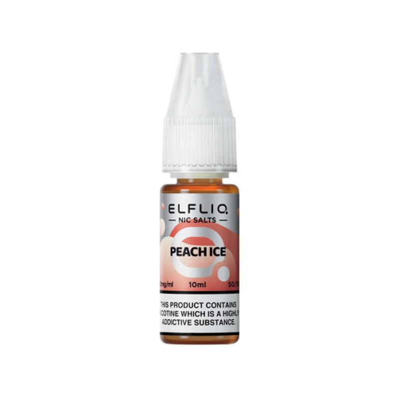 Elfliq Peach Ice Nic Salt by ELF Bar