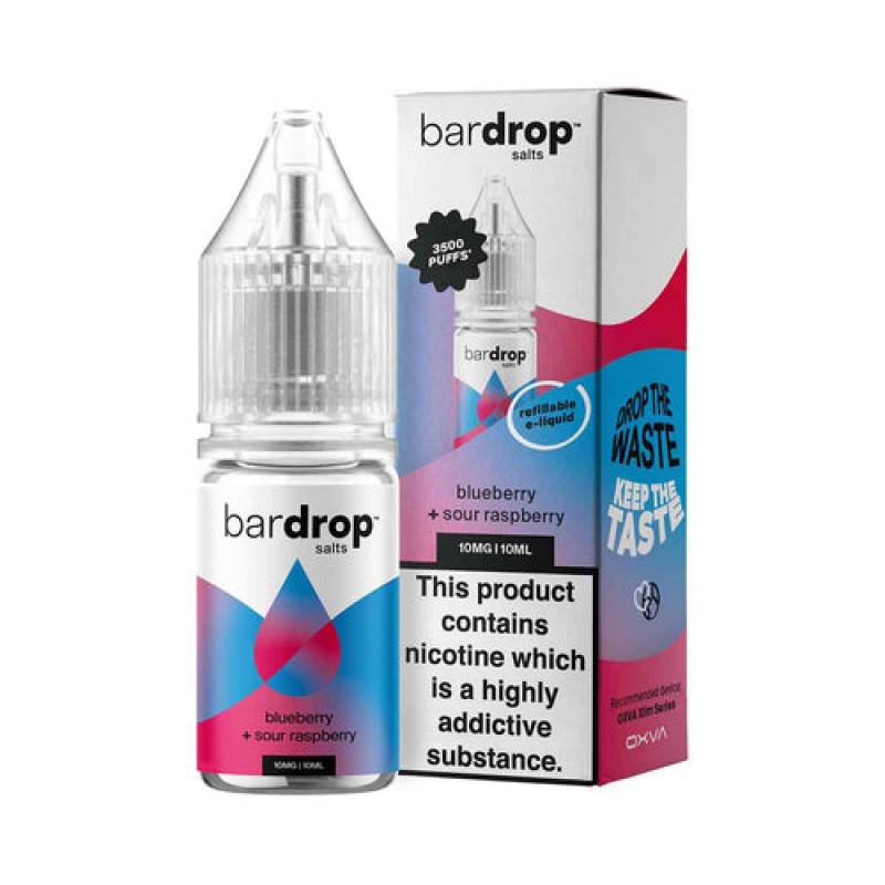 Bar Drop Salts Blueberry Sour Raspberry