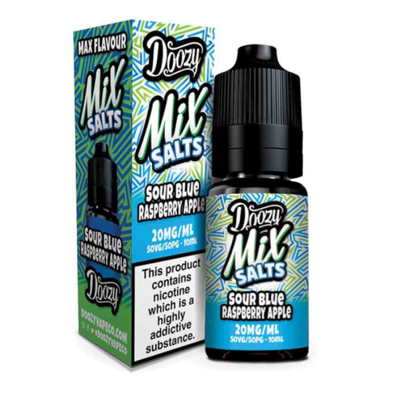 Doozy Mix Salts Sour Blue Raspberry Apple
