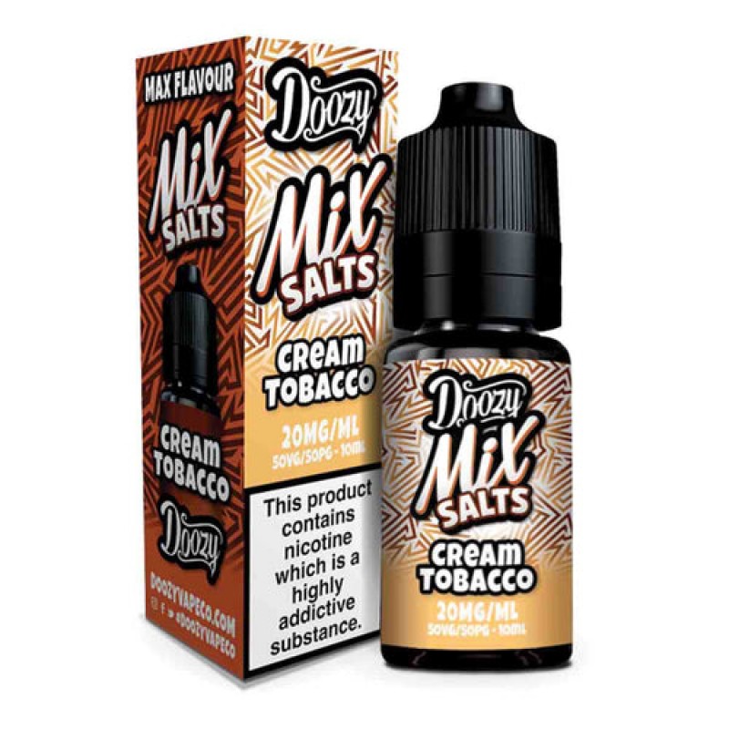 Doozy Mix Salts Cream Tobacco Nic Salt