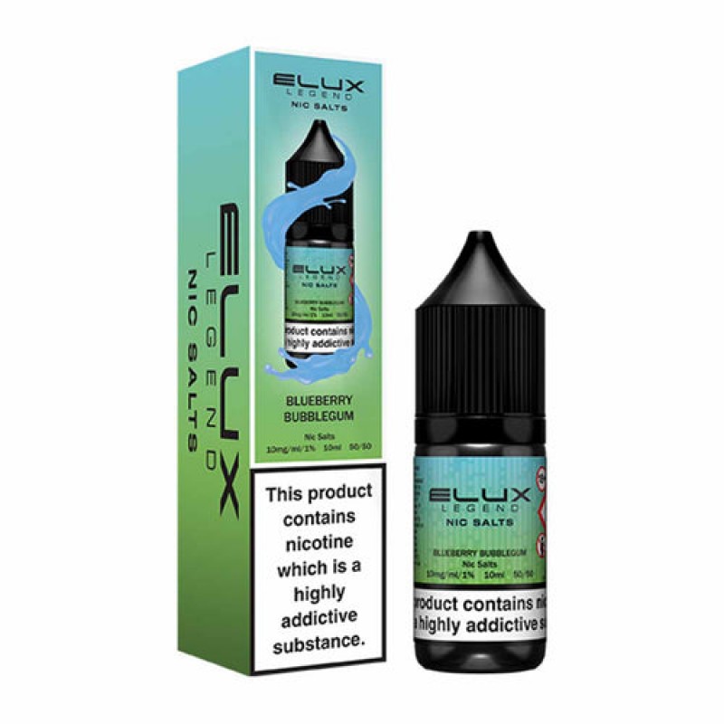 Blueberry Bubblegum Nic Salt E-liquid by Elux Lege...