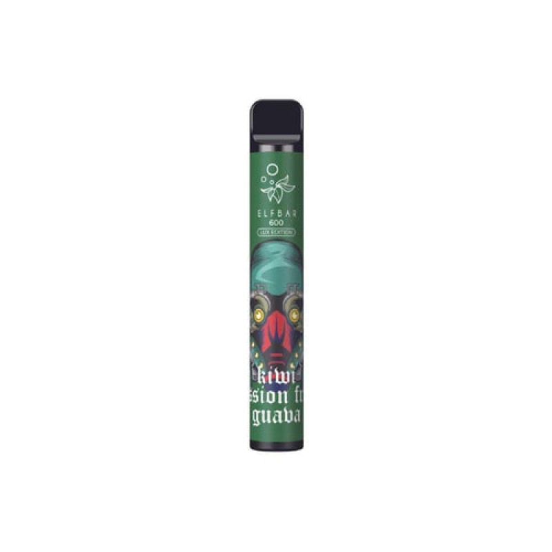 Kiwi Passion Fruit Guava Elf Bar 600 Lux Edition D...