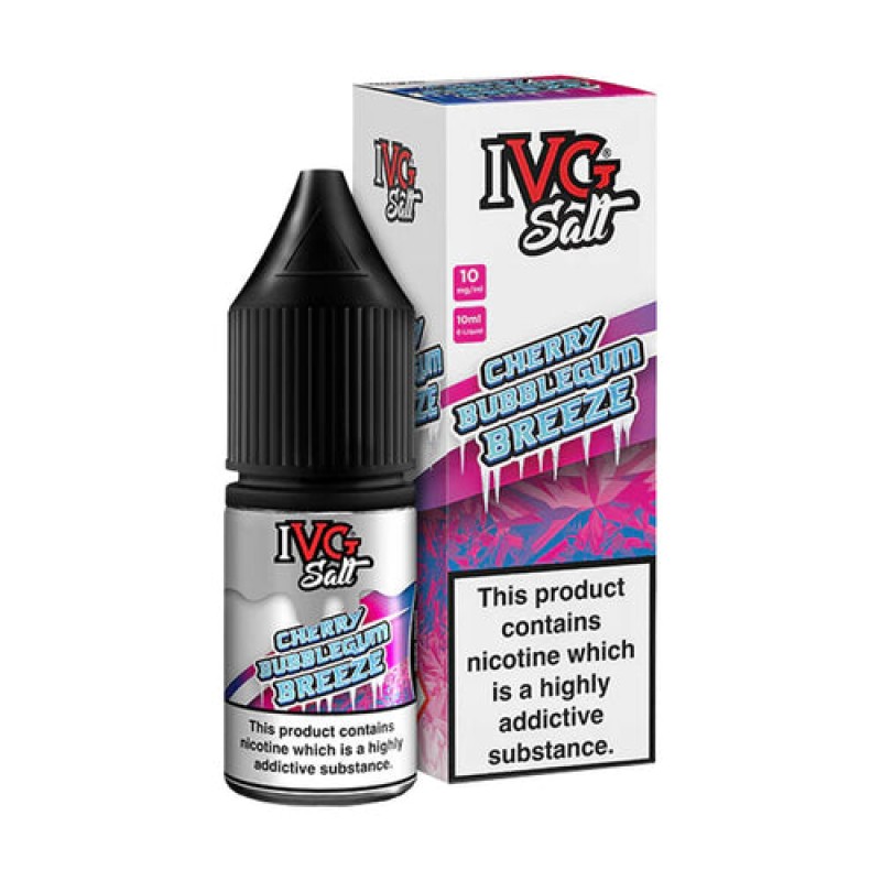 Cherry Bubblegum Breeze Salt E-Liquid by IVG 10ml