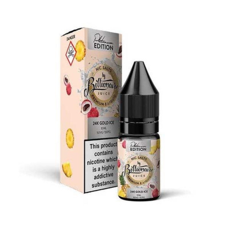 24K Gold Ice Nic Salt by Billionaire Juice