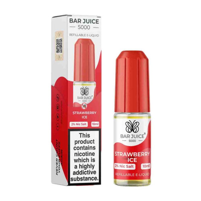 Strawberry Ice Nic Salt by Bar Juice 5000