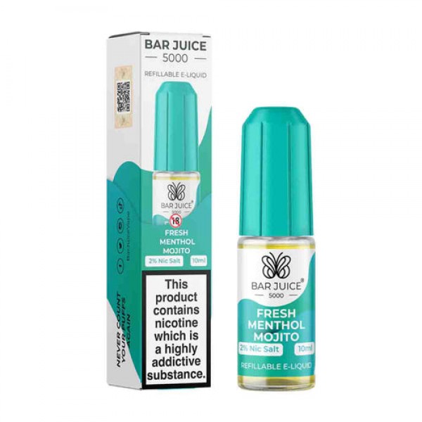 Fresh Menthol Mojito Nic Salt by Bar Juice 5000